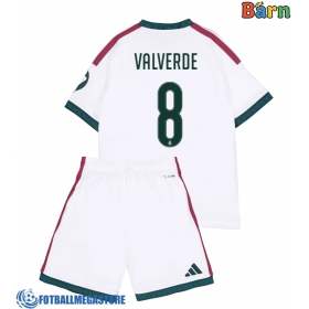Fotballdrakt Barn Real Madrid Federico Valverde #8 Hjemmedraktsett 2026-27 Kortermet (+ Korte bukser)